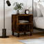 Mariacecilia 40cm W Iron Bedside Table-1004980436-971324583