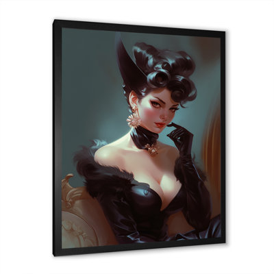 Daring Portrait féminin IV, reproduction d'art sur toile