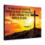 Though His Death Ephesians 1:7 - Wrapped Canvas Print-2071563731