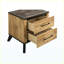Table de chevet 2 tiroirs Natural Pine