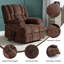Fauteuil inclinable électrique lève-personne ergonomique pour confort et détente