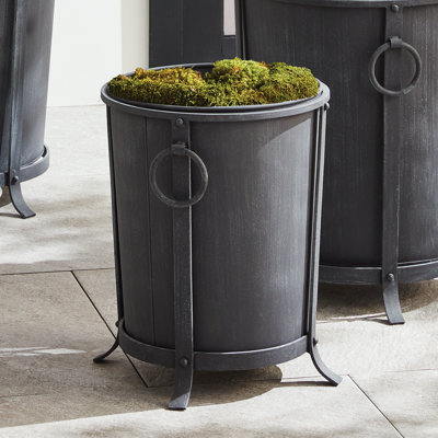 Vae European Zinc Outdoor Planter