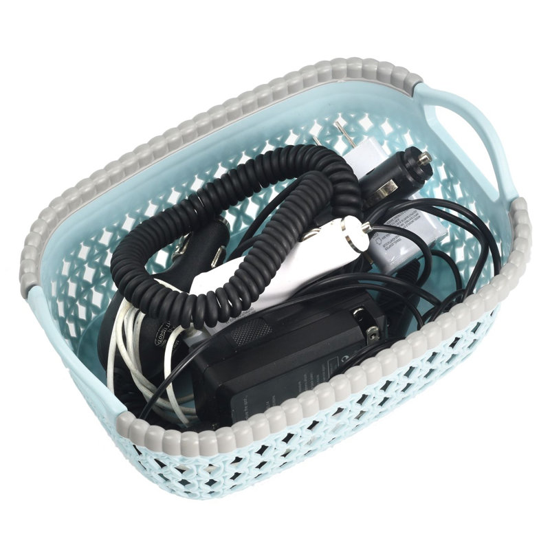 Rebrilliant Plastic Basket, 12, Blue