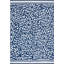 Tapis intérieur / extérieur floral / bleu marine / blanc en plastique-929523445