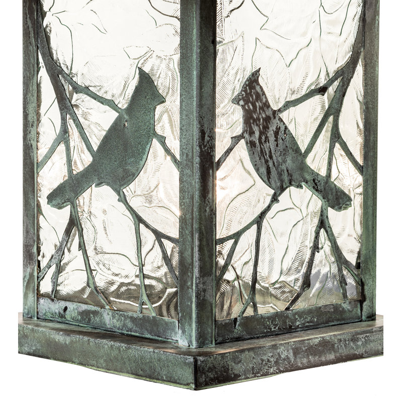 Rustic Lodge Pier Mount Light