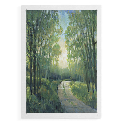 Golden Light Pathway II - Impression sur toile seulement - NON-CADRE