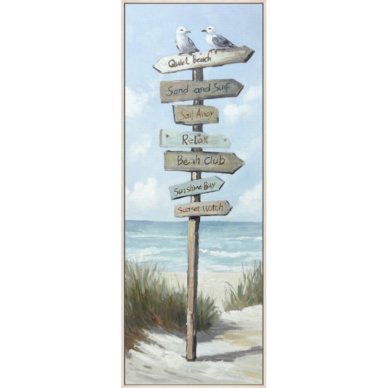 Signes de l'été, art mural sur toile