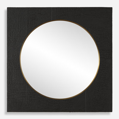 Miroir carré noir Olger