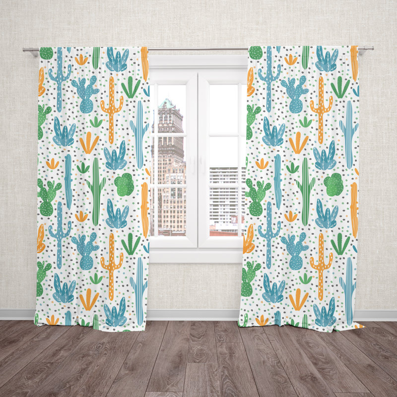 Jessy Room Darkening Curtain, 56" W x 78" L