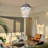 1-Light Pendant Light Cone With Pattern-1512207693