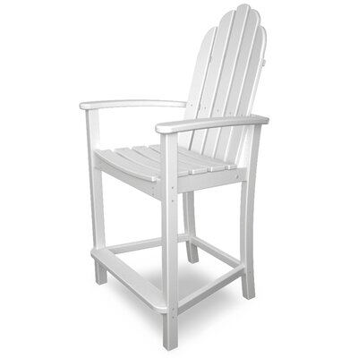 Classic Adirondack Counter Chair -  POLYWOOD®, ADD201WH
