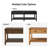 Hoai Derk Transitional 47"W Spindle Fluted Rectangular Storage Coffee Table with Solid Wood Drawers-169323985