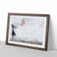 Balloon TV Girl by Banksy - Picture Frame Drawing Print-55683418-55683421