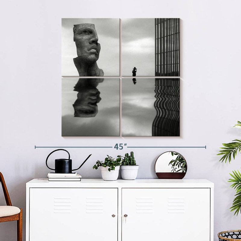 Leisha Face Reflection, 32" H x 32" W