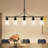 5 - Lights Chandelier Dining Room Chandelier Kitchen Island Lighting Black Chandelier Modern Chandelier