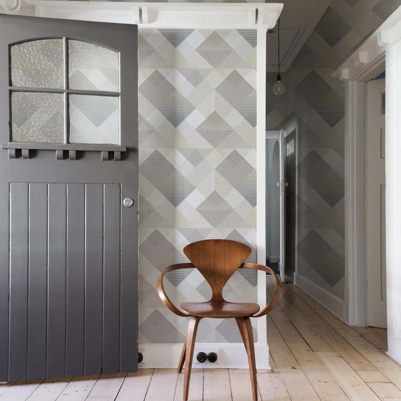 Superfresco Easy Kaleidoscope Geometric Wallpaper, Beige