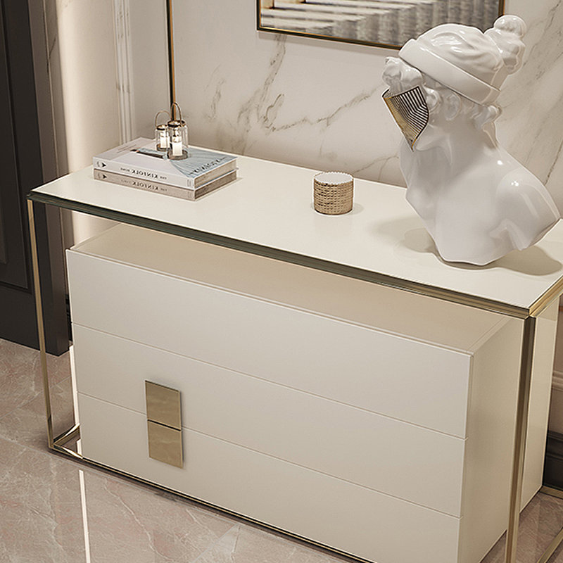 Buffet d'entrée moderne et minimaliste, H 35,43 po x l 55,12 po x P 15,75 po