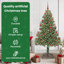 Christmas Tree with 300 LEDs with Stand PVC-765914031-765914021