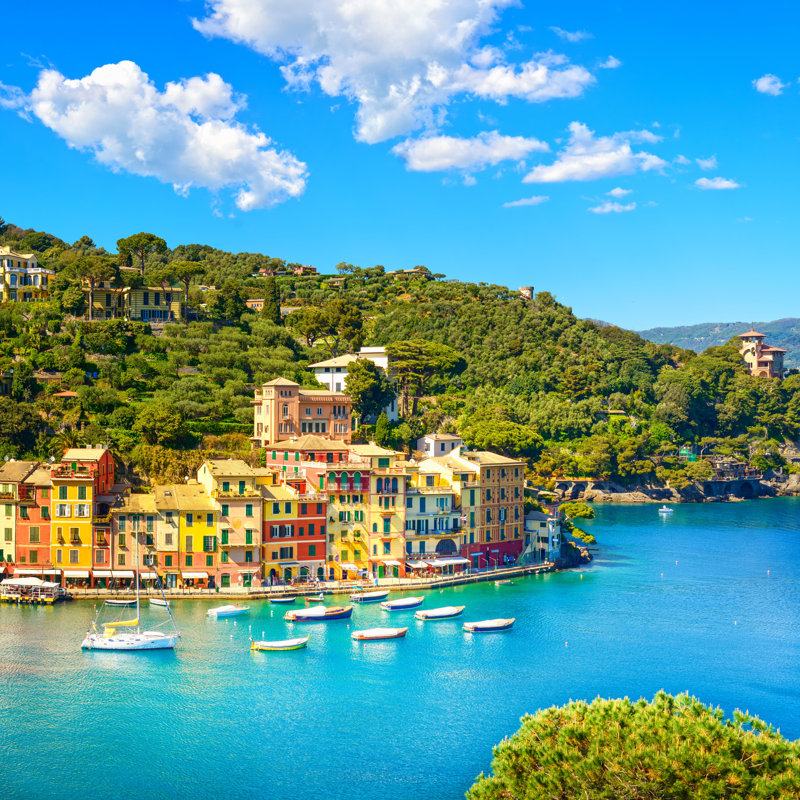 " Portofino Liguri " by Stevanzz, 20" W x 20" H