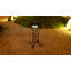  Solar LED Floral Cardinal Glass Bird Bath with Stand - Cardinal