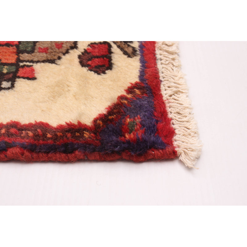 Tapis unique en laine noué à la main de style 1990S de 3 pi 3 po x 6 pi 0 po Zain