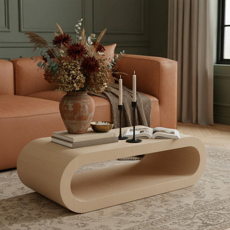 Table basse Solid, Naturel