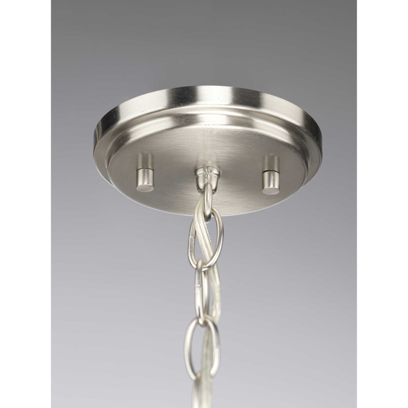 Waddells 1 - Light Single Pendant, Brushed Nickel