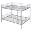Lit superposé double au-dessus de double, argent-1446060814
