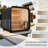 Smartmak® Outdoor Steam Sauna for 4 Person, Canadian Helmock Saunas Spa, Traditional Barrel Wooden Sauna with ETL-Certified 6KW Stove, 0-195℉ (82.68”x 70.87”x 86.61”,Helmock)
