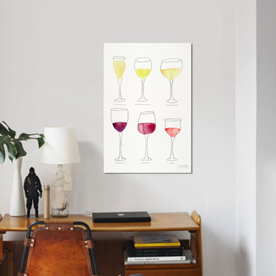 « wine verres », reproduction d’art sur toile