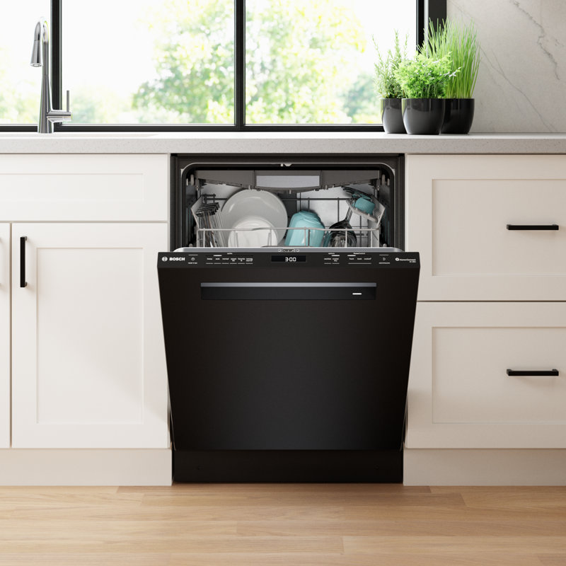 800 Series 24" 42 dBA ENERGY STAR Certified Dishwasher, Black Inox