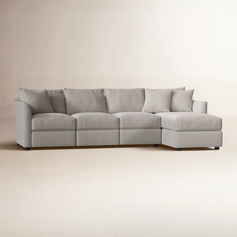 Canapé et chaise large 110 po Cecelia, Accoudoir à gauche (vu de face), Velours performance vert forêt Bella