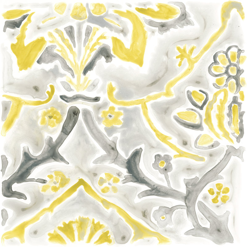 Carrelage damas citron Citron II AU CH, H 12 po x l 12 po x P 1,25 po