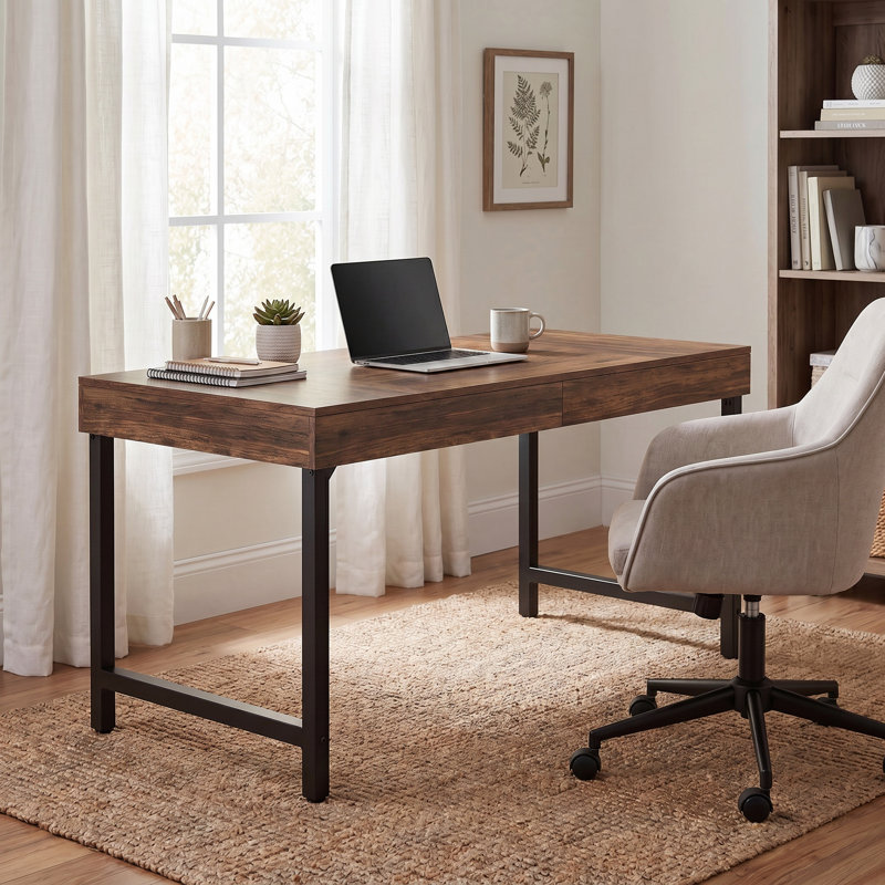 Table de travail 55 po, Walnut Brown