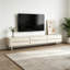 Meuble télé moderne et simple de style crème