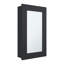 Armoire de salle de bain et de cuisine étroite de 25,7 po x l 15,7 po en noir - trois tablettes intérieures pour le rangement avec espace de rangement-121116250