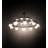 20 - Light Dimmable Wagon Wheel Chandelier