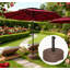 Porte-parasol rond robuste