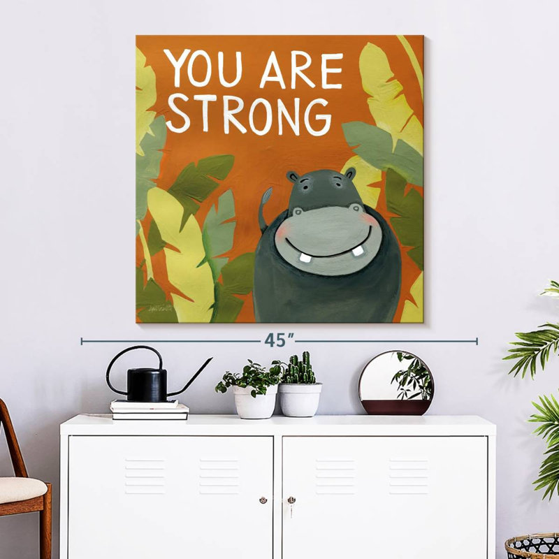 Ashelle You Are Strong, 33" H x 33" W