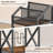 3- Tier Vinyl Record Storage Rack with Wheels