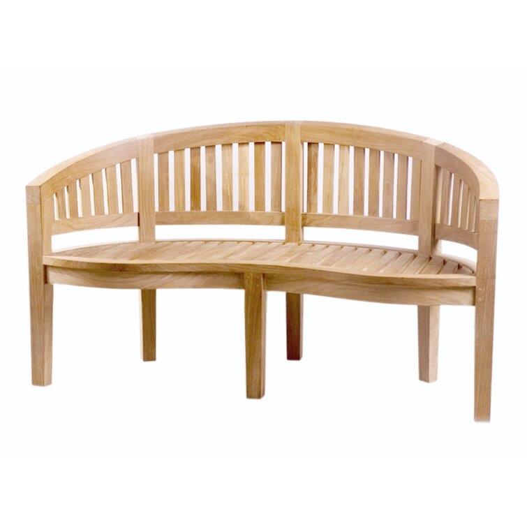 Highland Dunes Wunder Teak Outdoor Bench & Reviews | Wayfair