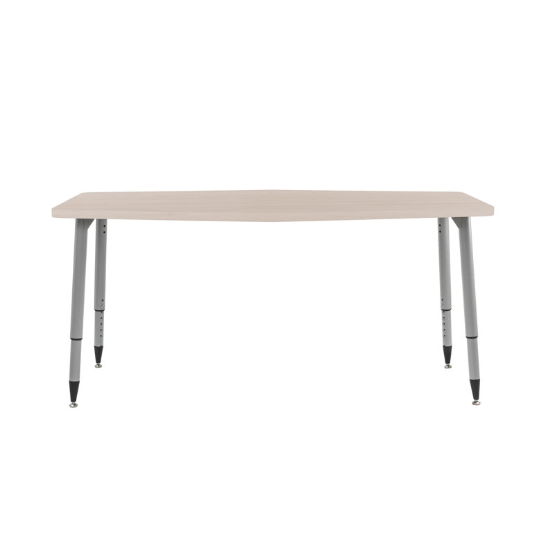 Table d'activité 34 po x 60 po Adapte, Sable asiatique, Argent argent