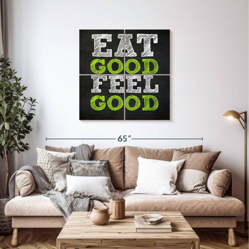 Tergel Eat Good Feel Good, H 38 po x l 38 po