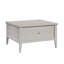 Table basse, finition GRIS CLAIR