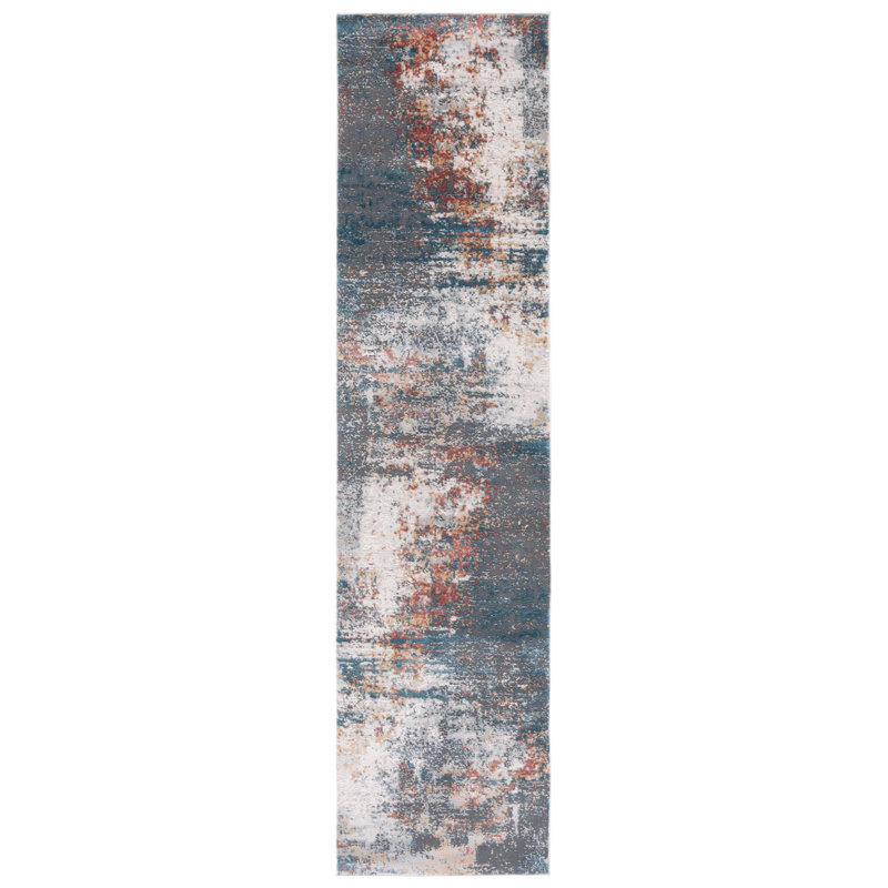 Kulig Performance Abstract Rug, Runner 2' x 8'