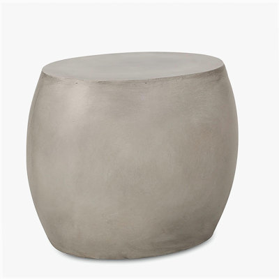 Table d'appoint d'extérieur en béton léger