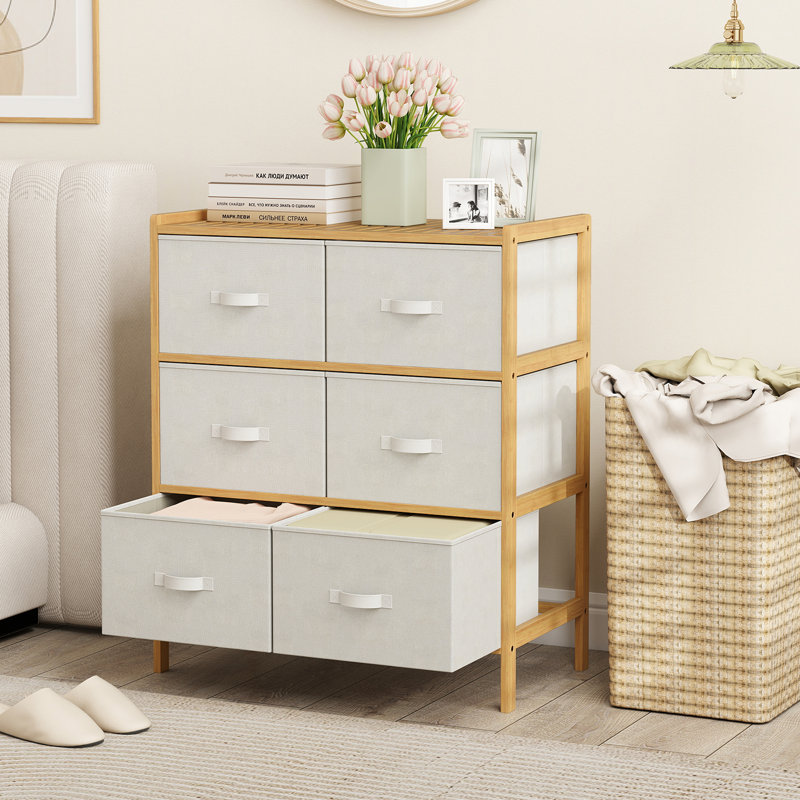 66 cm W Chest of 6 Drawers