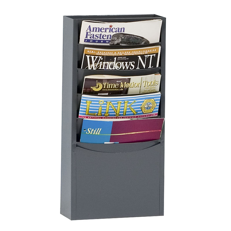 Tobler Symple Stuff 20.25'' H Magazine Rack, Grey