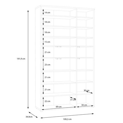 32 Pair Shoe Storage Cabinet