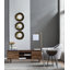 Modern Metal Table Lamp With Dual-Bend Arm, Marble Base, And Square Fabric Shade